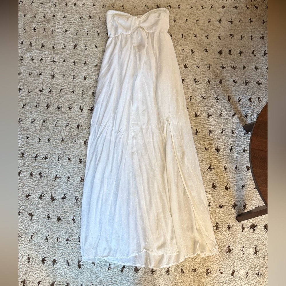 Hollister strapless maxi